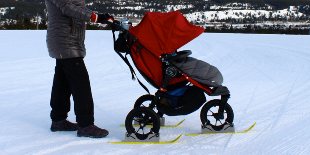 Stroller ski set sales