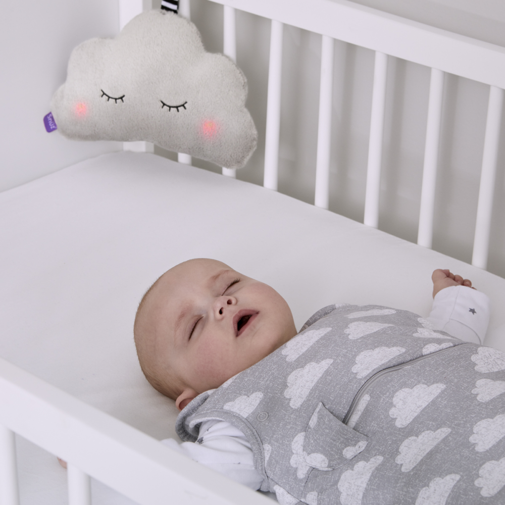 SnuzCloud 3-in-1 Baby Sleep Aid & Night Light - Grey
