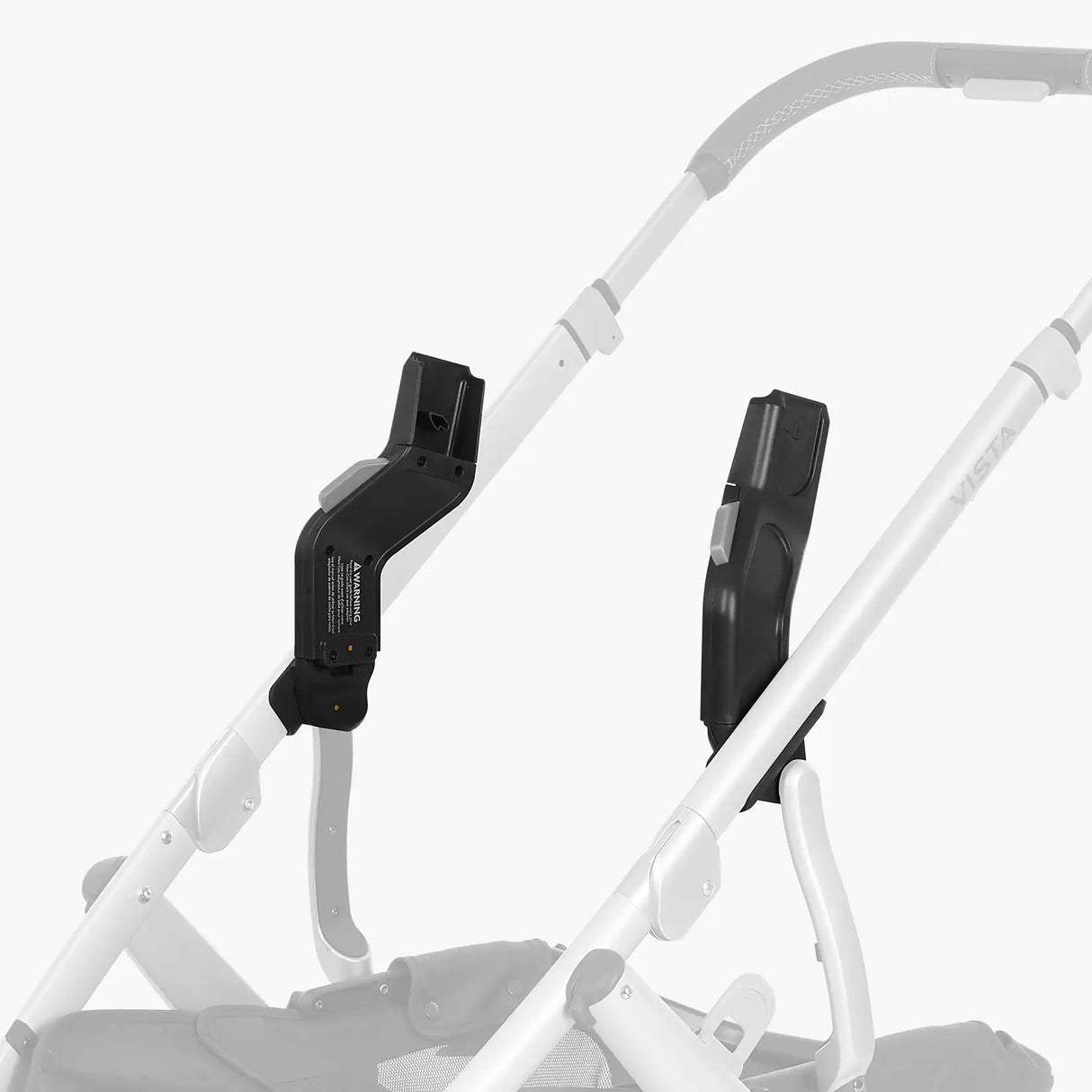 UPPAbaby Vista & Cruz Extended Main Car Seat Adapters - Black