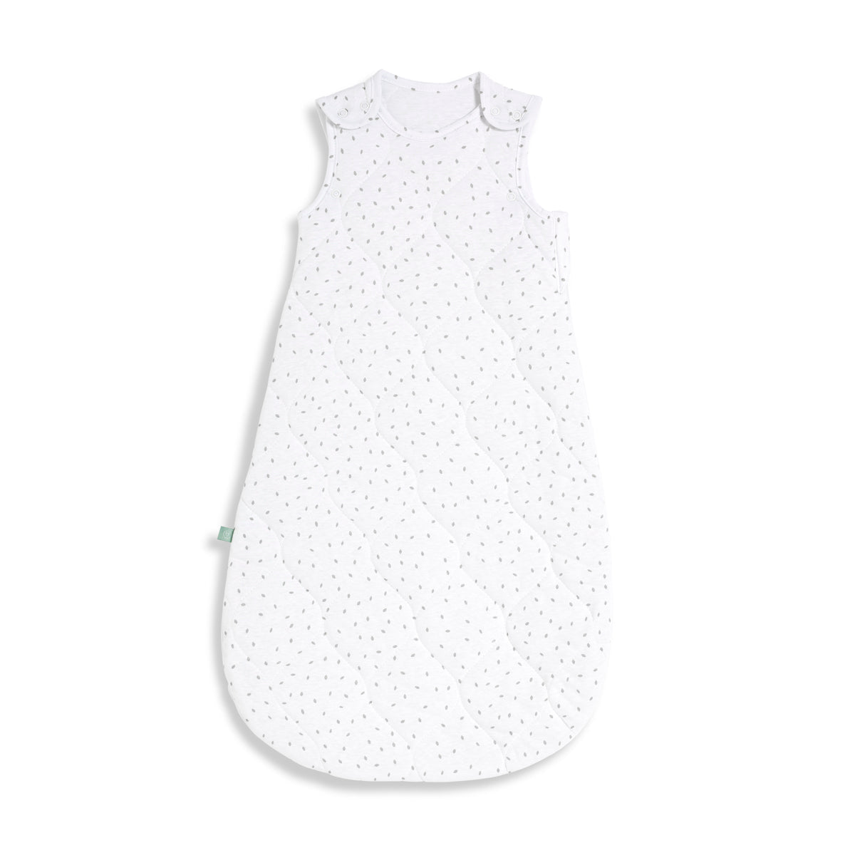Little Green Sheep Organic Baby Sleeping Bag | 2.5 Tog | 6-18 Months - White Rice