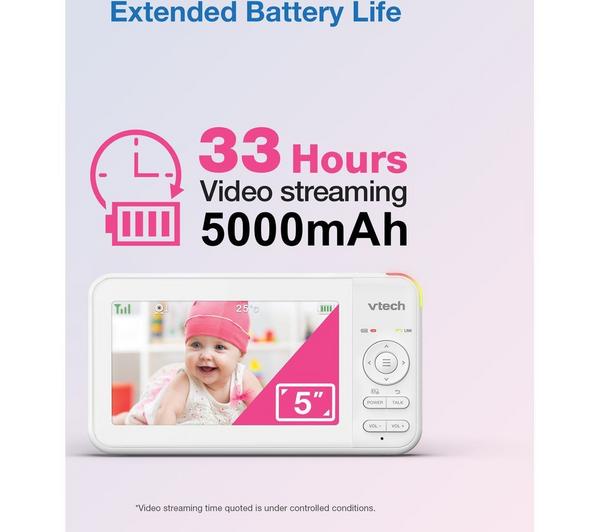 VTech VM5467 5" Video Baby Monitor