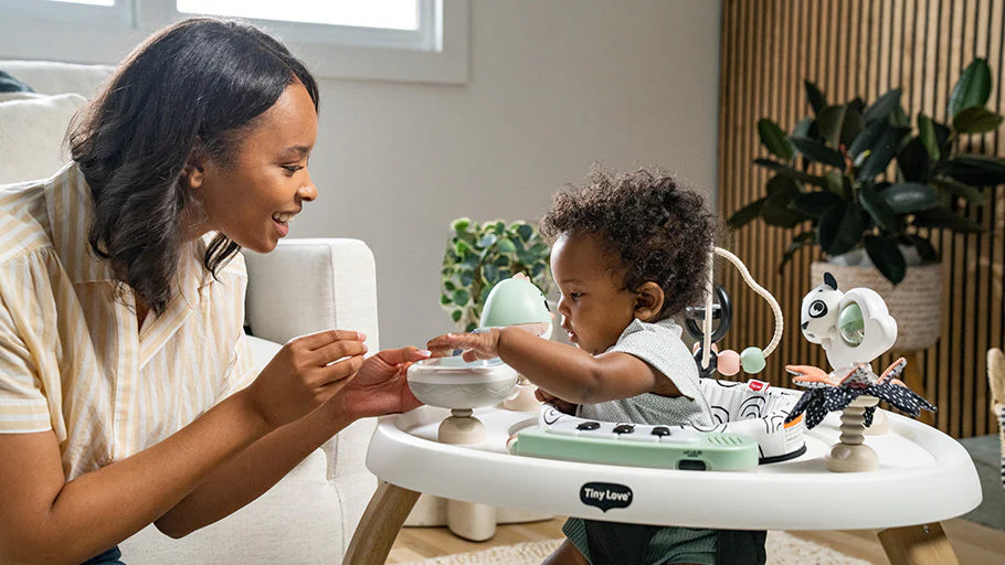 Tiny Love 5 in 1 Stationary Activity Centre - Black & White