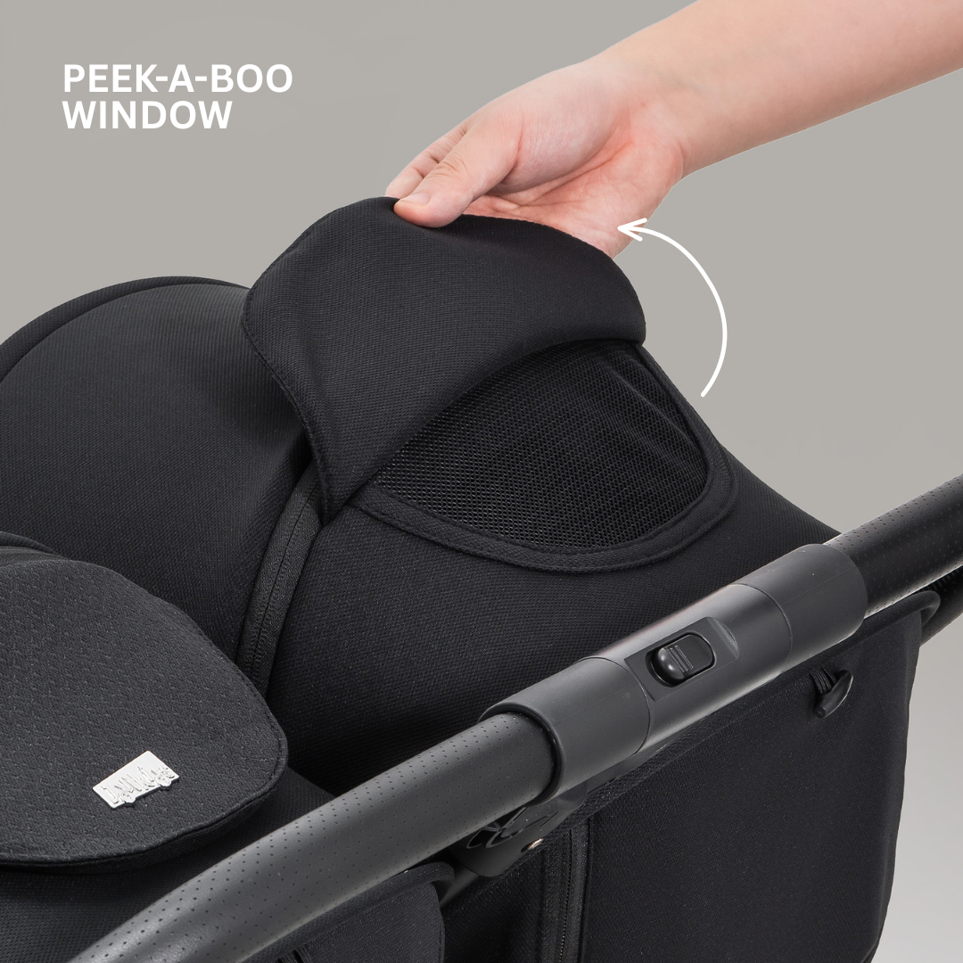 Jovikids Ayla Double Pushchair - Urban Black