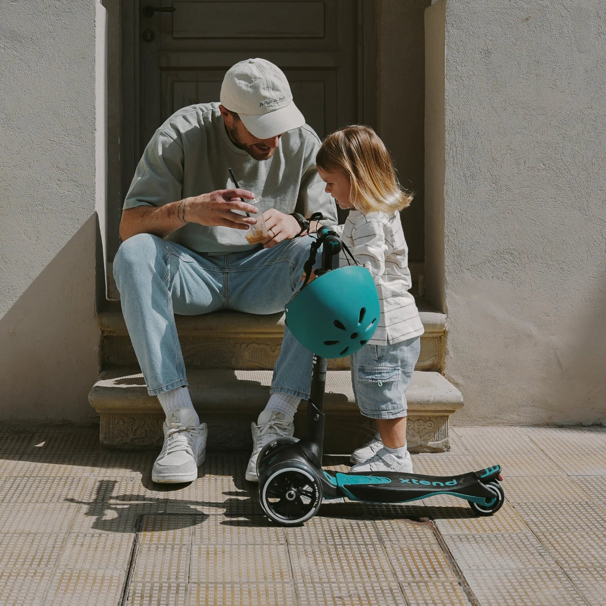 SmarTrike Xtend 4 in 1 Ride on Plus Scooter - Green