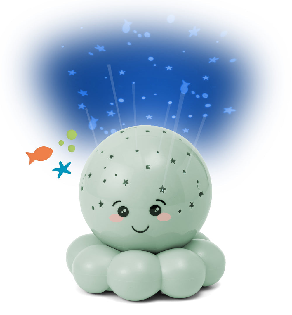 Cloud B Twinkles to Go Octo Nightlight Projector - Green