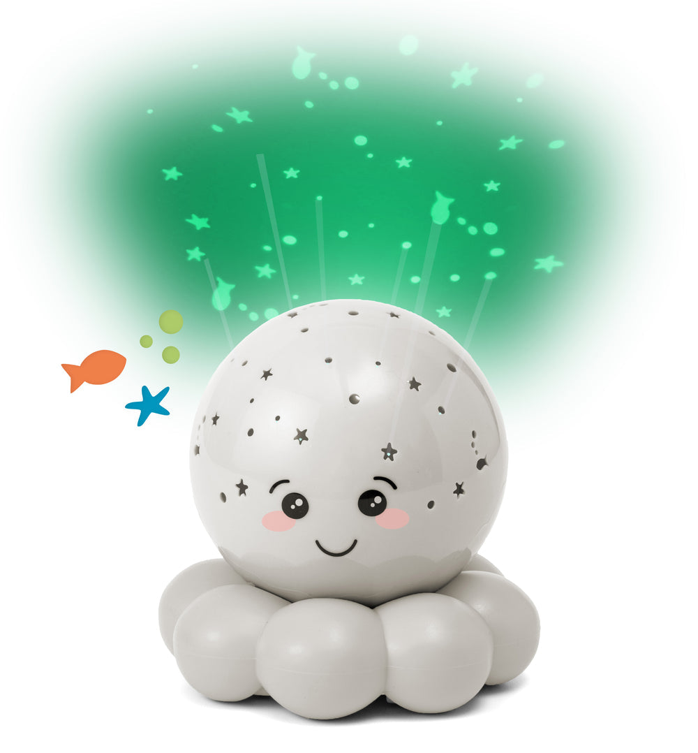 Cloud B Twinkles to Go Octo Nightlight Projector - Grey