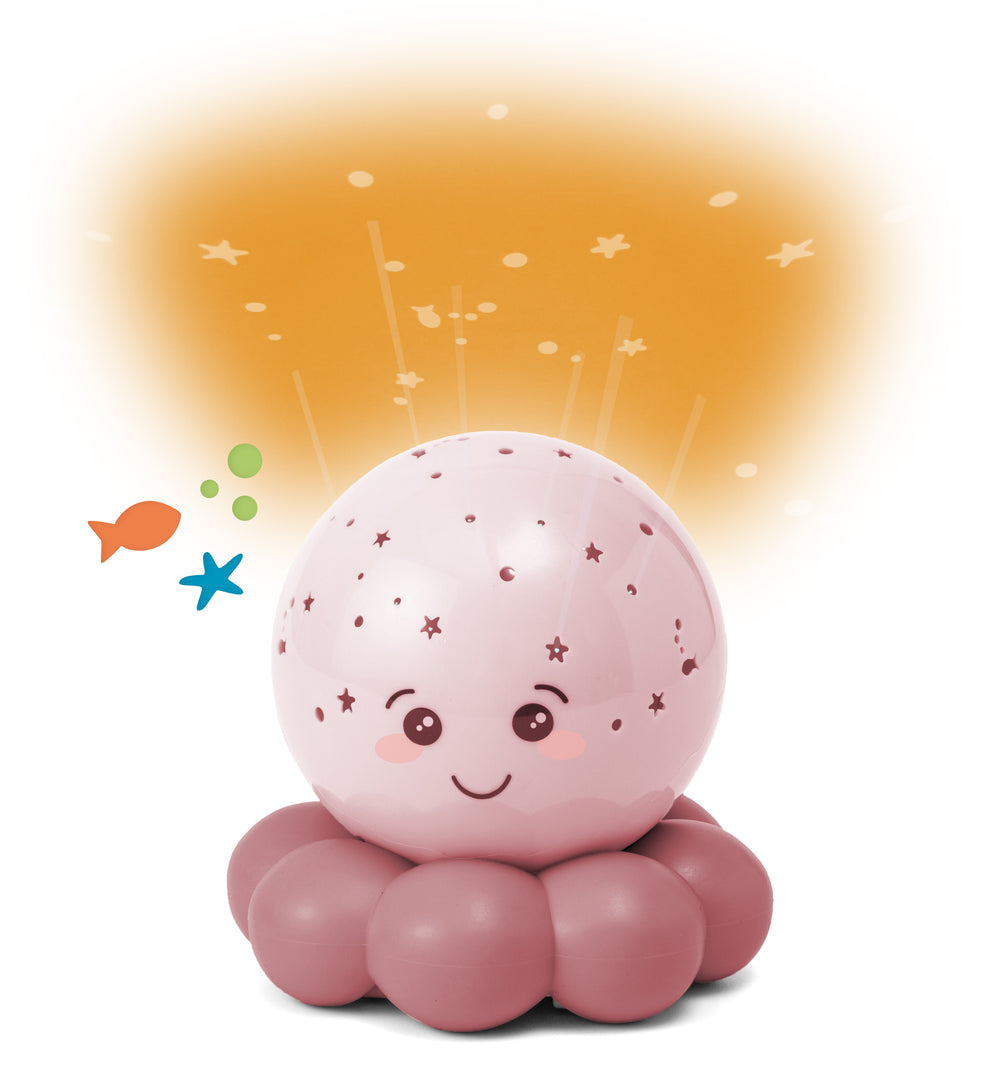 Cloud B Twinkles to Go Octo Nightlight Projector - Soft Pink