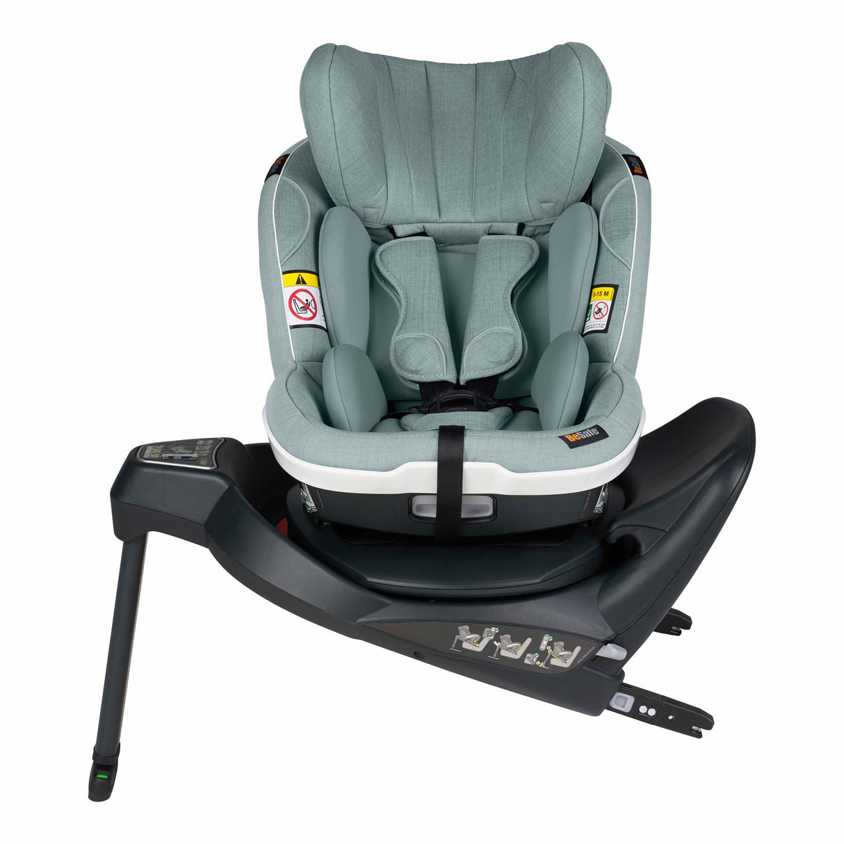 BeSafe iZi Turn Rotating Car Seat - Sea Green Melange