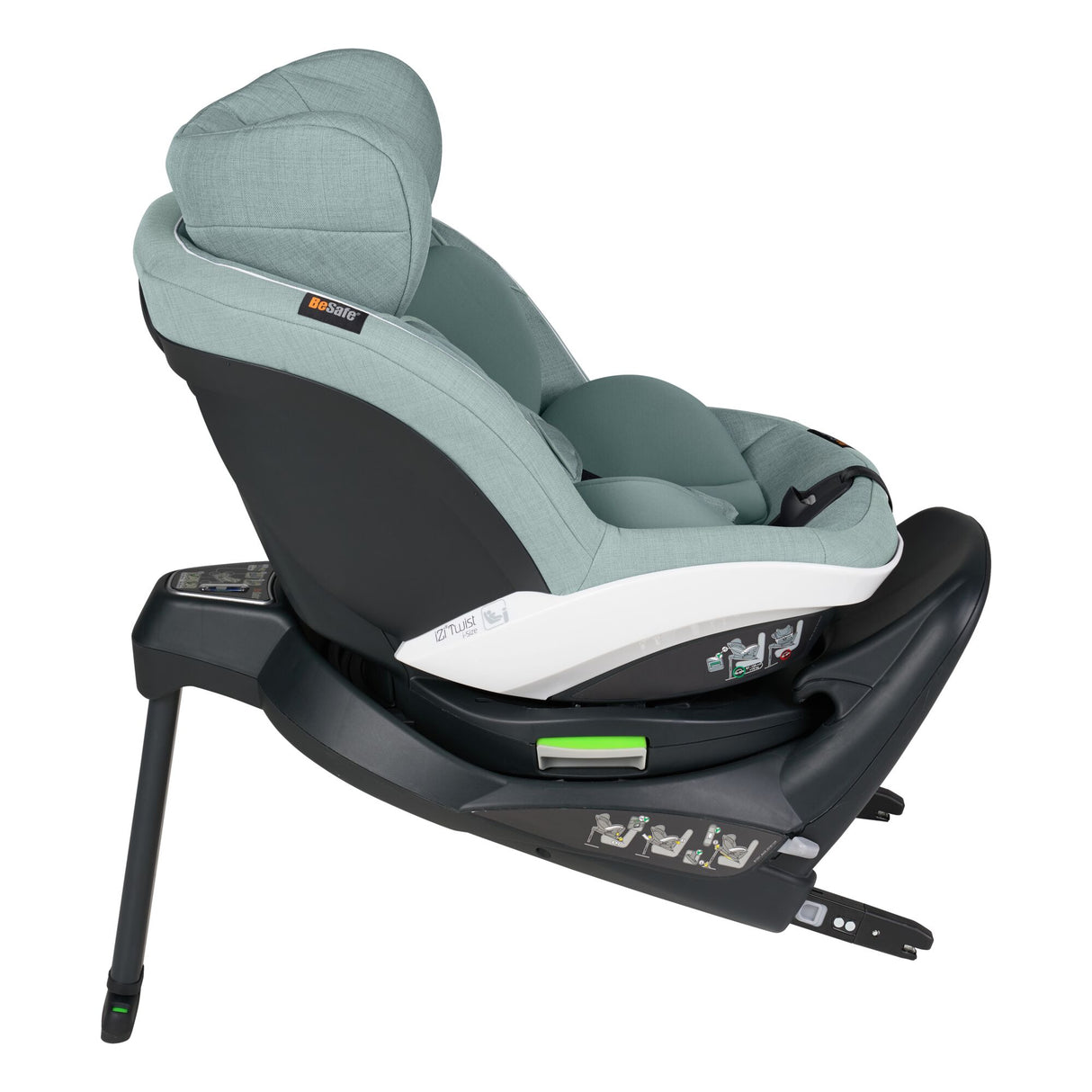 BeSafe iZi Twist Rotating Car Seat - Sea Green Melange