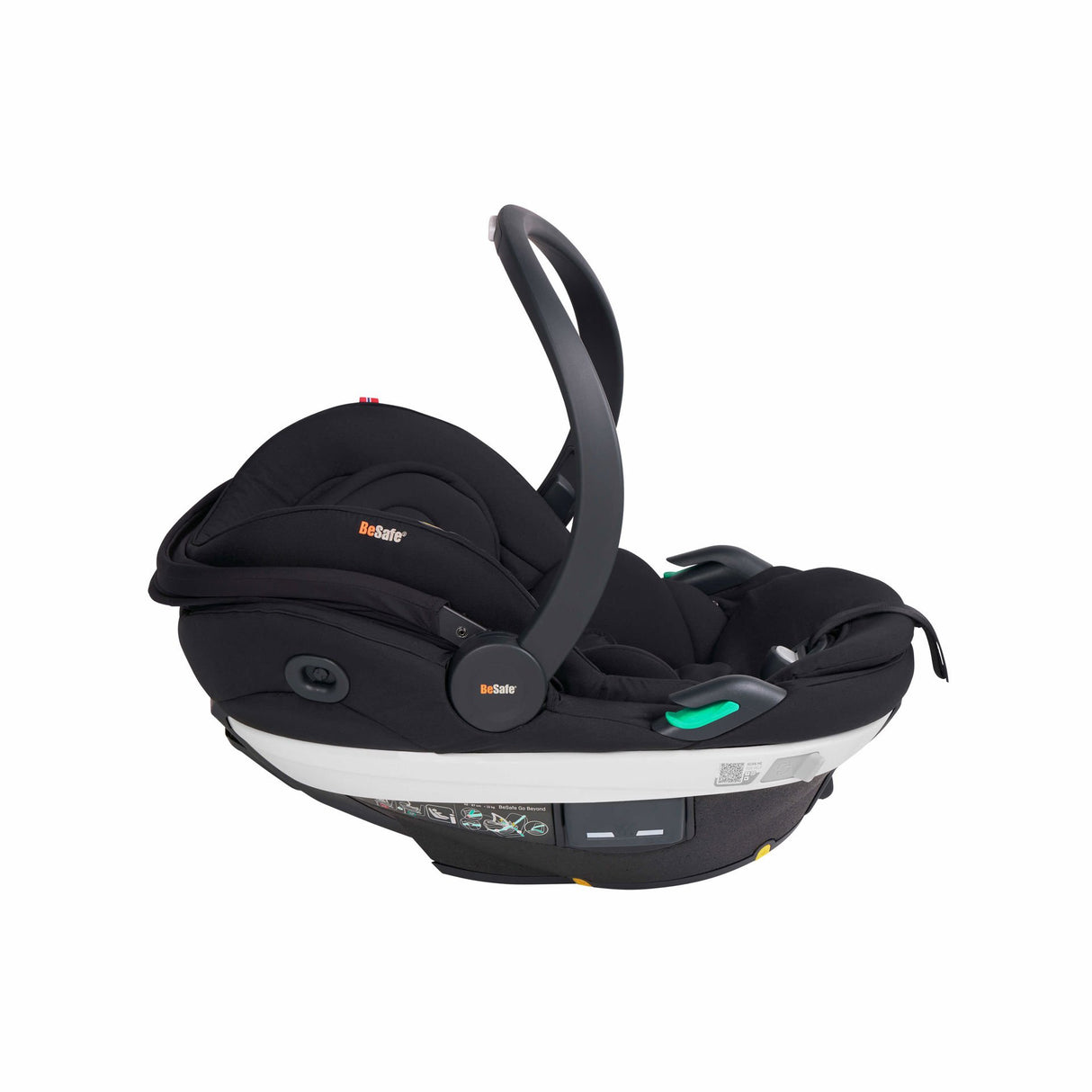 BeSafe Go Beyond i-Size Infant Car Seat - Fresh Black Cab
