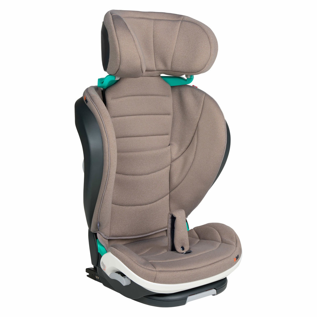 BeSafe Flex FIX 2 High Back Booster - Dark Sand Soft Breeze
