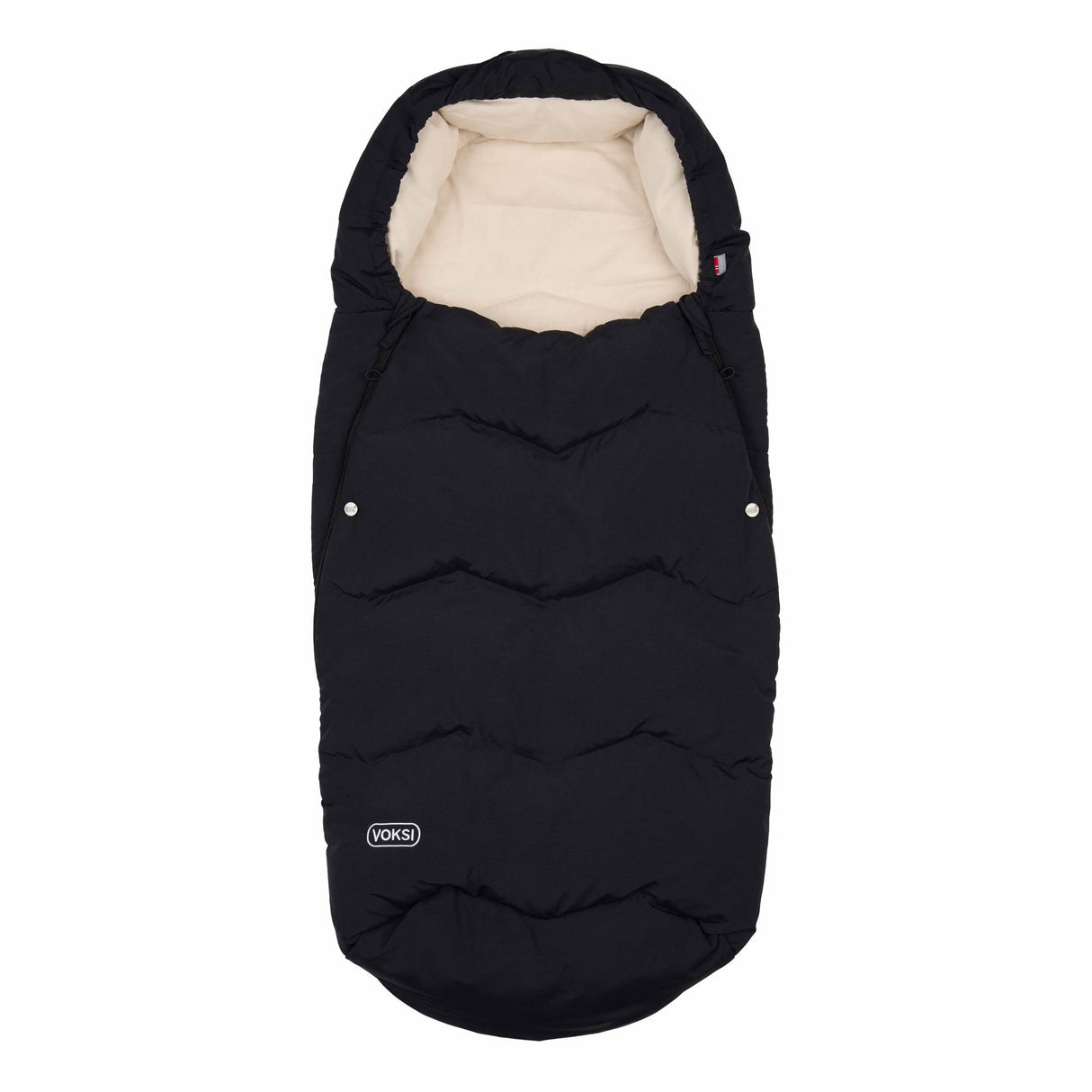 Voksi Explorer All Seasons Universal Pushchair Footmuff - Black