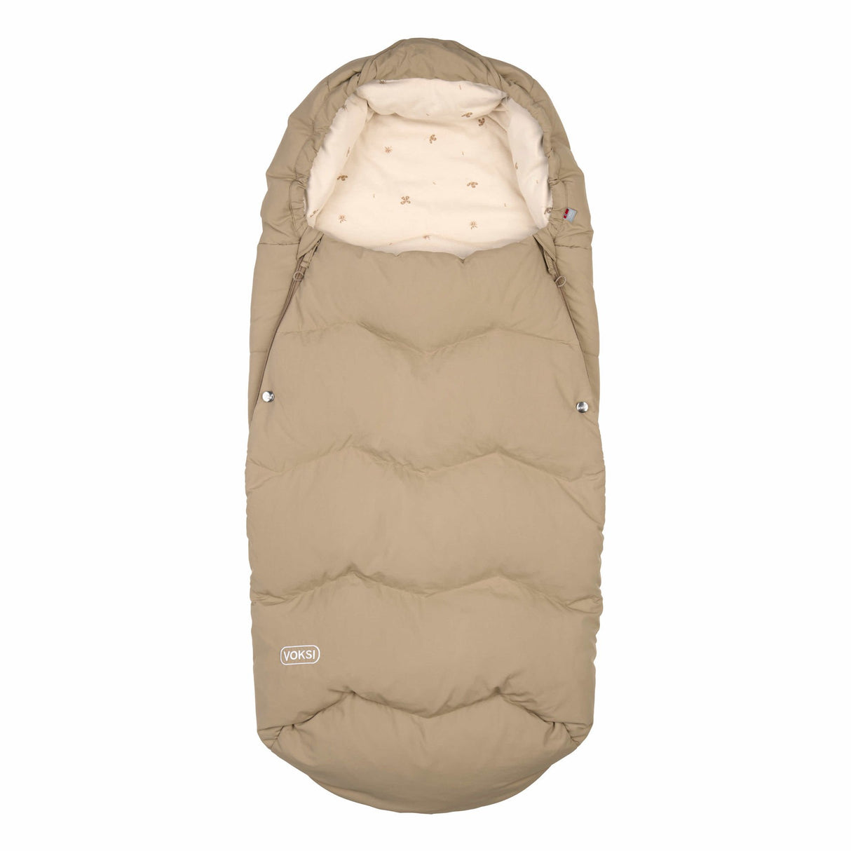 Voksi Explorer All Seasons Universal Pushchair Footmuff - Dark Sand Clover