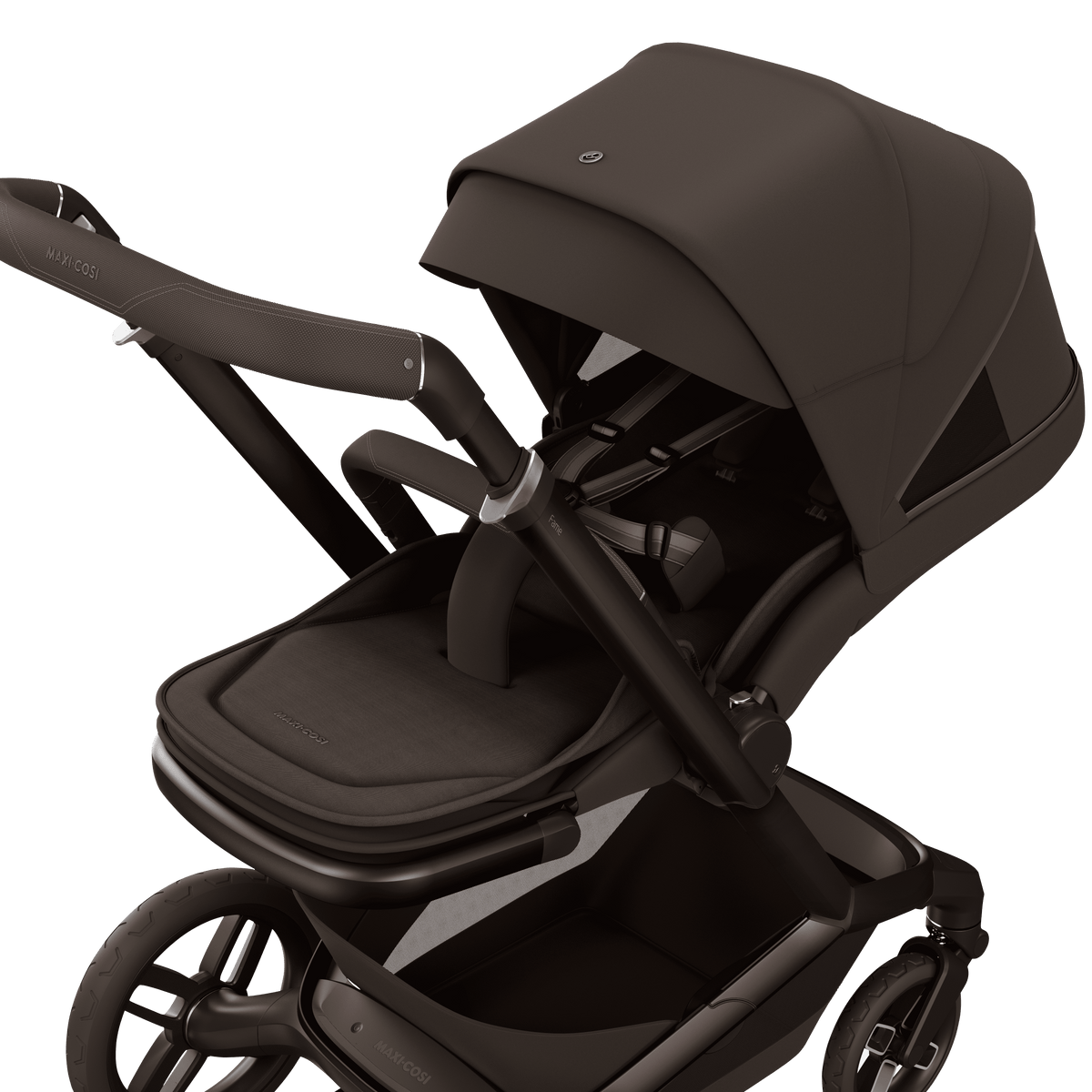 Maxi Cosi Fame 2026 Ultimate Travel System With Coral Slide Pro & Slide Pro Base - Espresso Brown