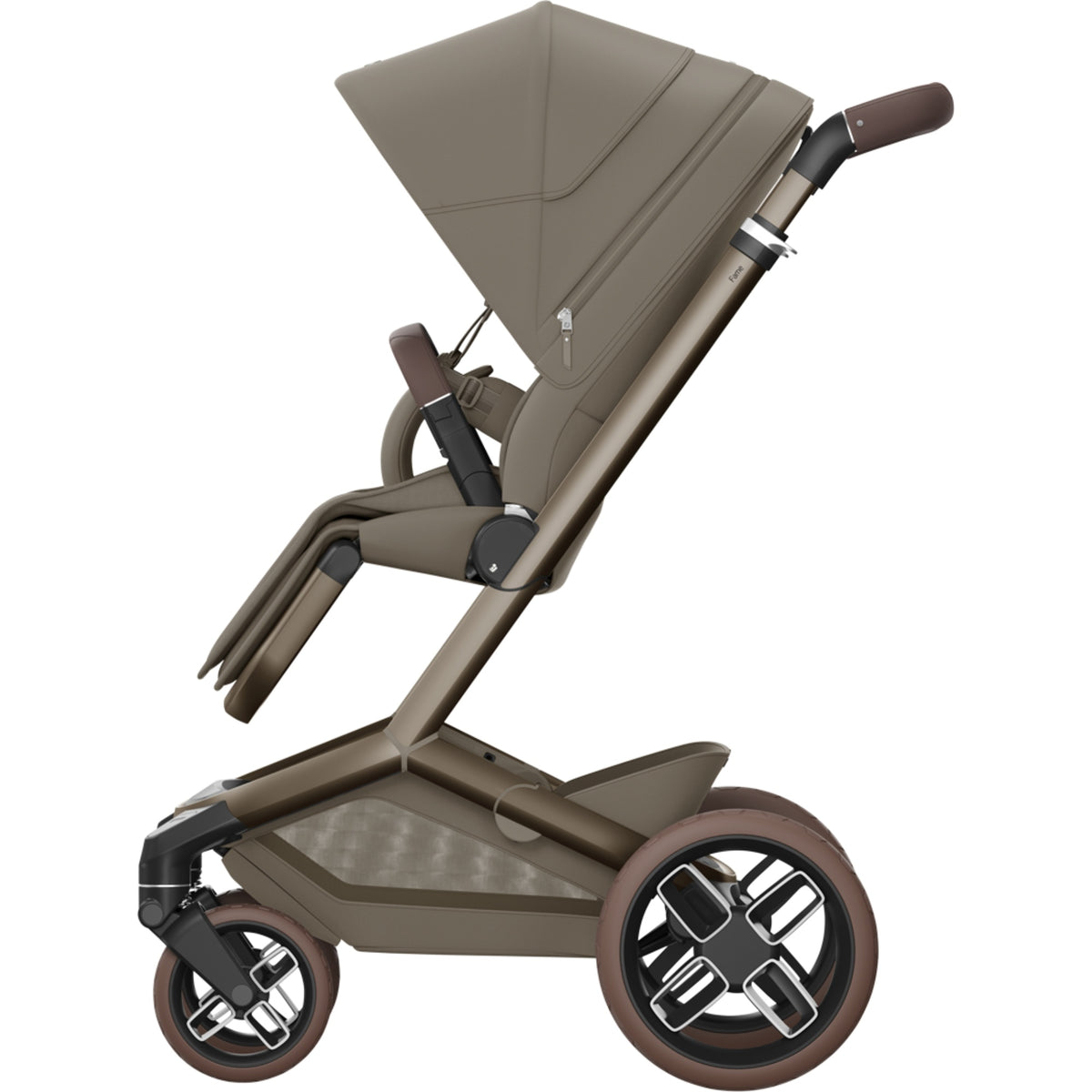 Maxi-Cosi Fame 2026 Premium Travel System with Pebble Slide Pro and Slide Pro Base - Oak Truffle