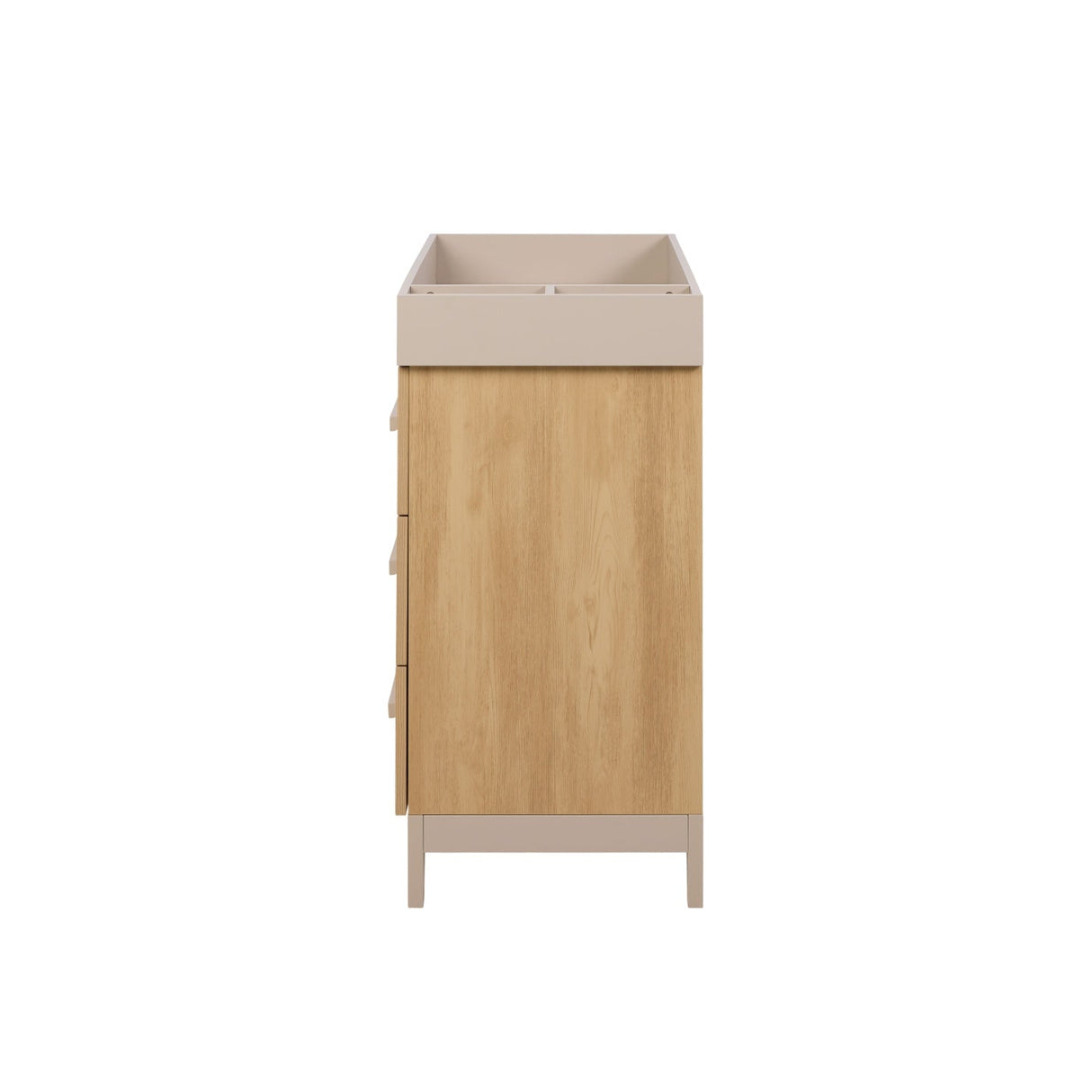 Tutti Bambini Hallee Dresser / Chest Changer - Golden Oak & Mushroom