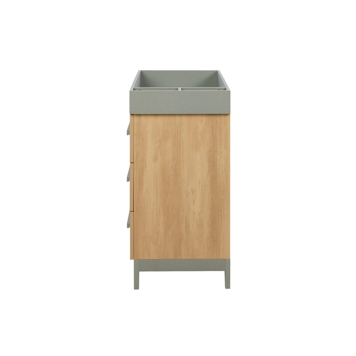 Tutti Bambini Hallee Dresser / Chest Changer - Golden Oak & Sage Weave