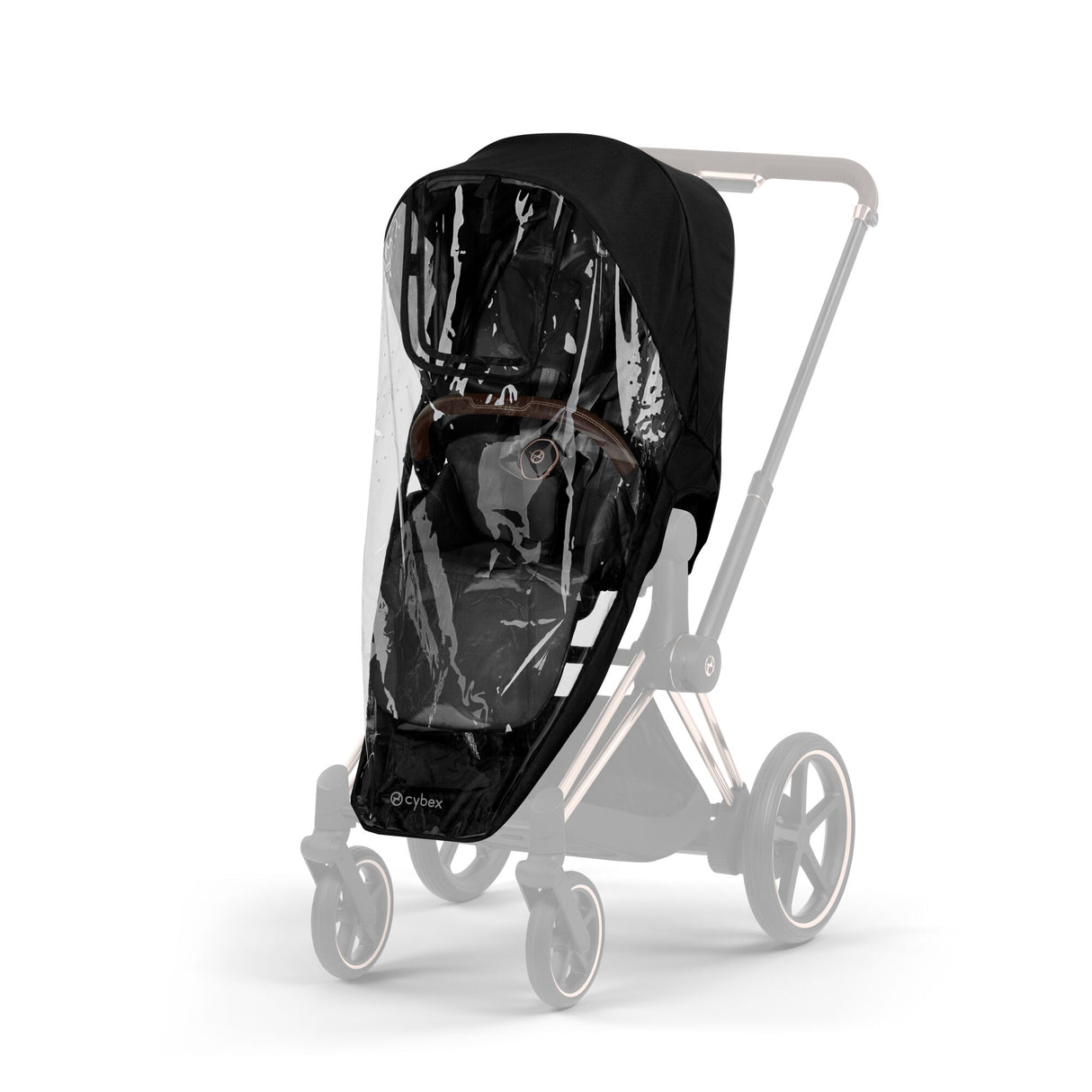 Cybex ePriam 2026 Ultimate Bundle with Cloud T & ISOIFX Base - Rose Gold/Sepia Black
