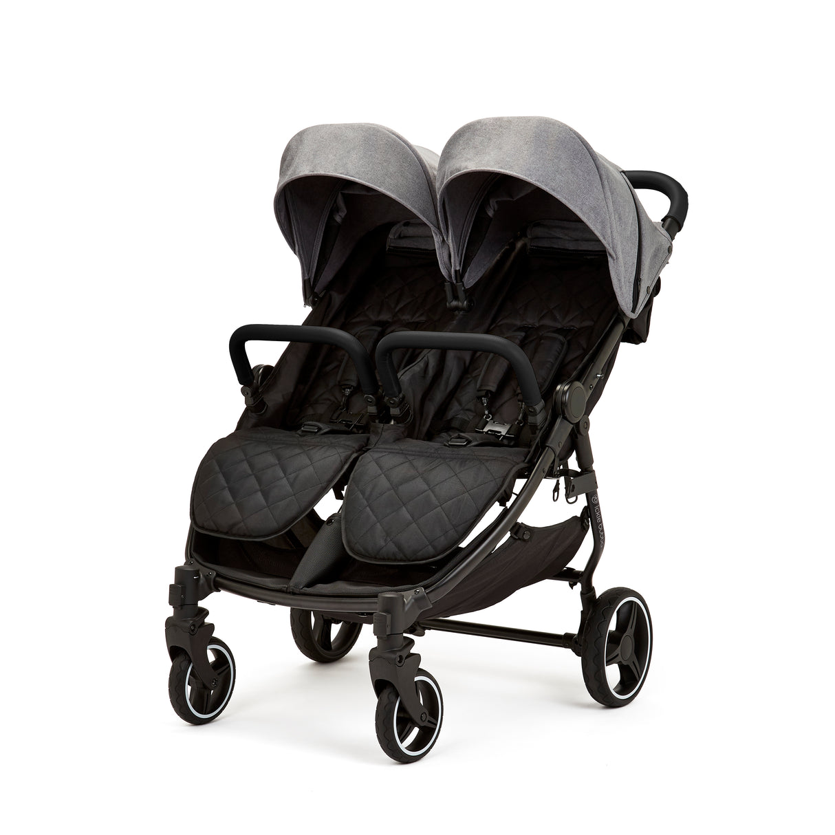 Ickle Bubba Venus Prime Double Stroller - Grey