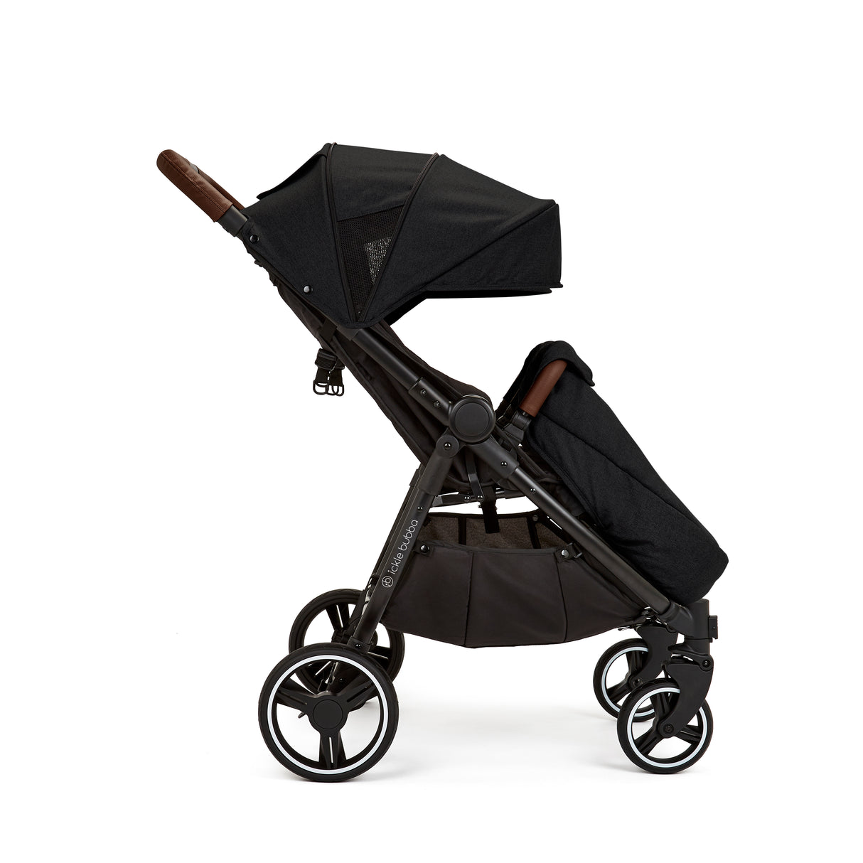 Ickle Bubba Venus Prime Double Stroller - Black