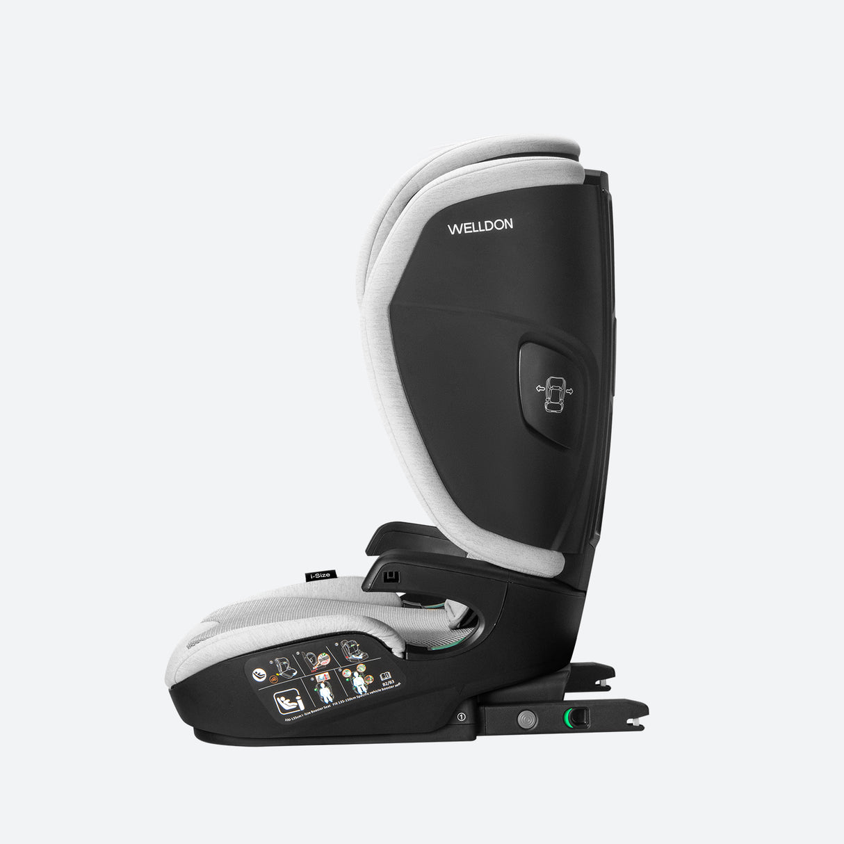 Welldon Cocoon Travel 2 High Back Booster - Moonstone