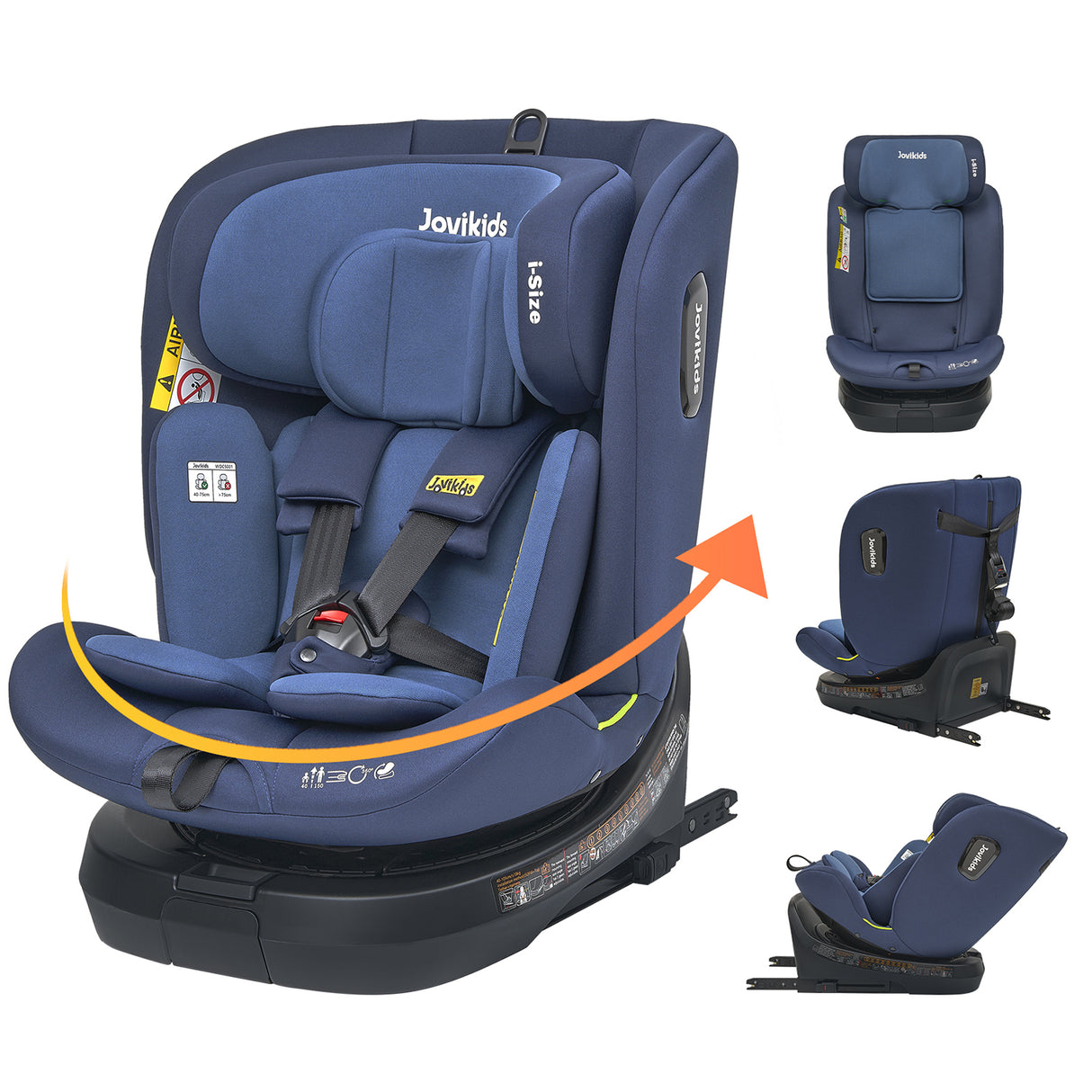 Jovikids Ranger TT Rotating Car Seat - Blue