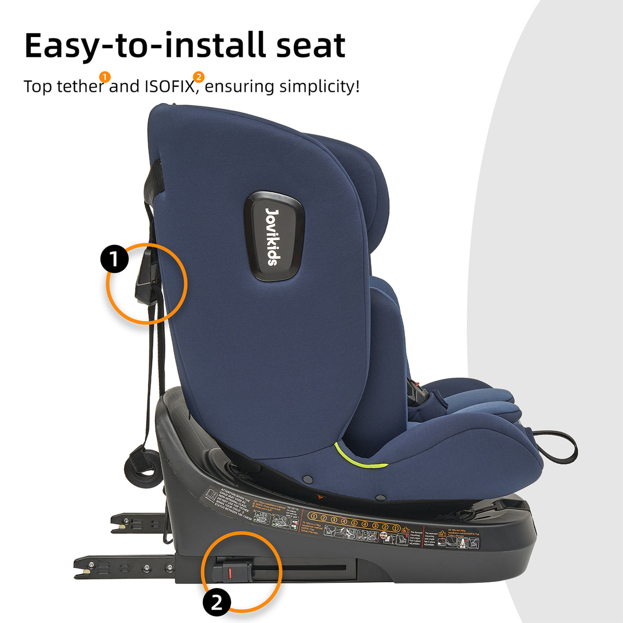 Jovikids Ranger TT Rotating Car Seat - Blue