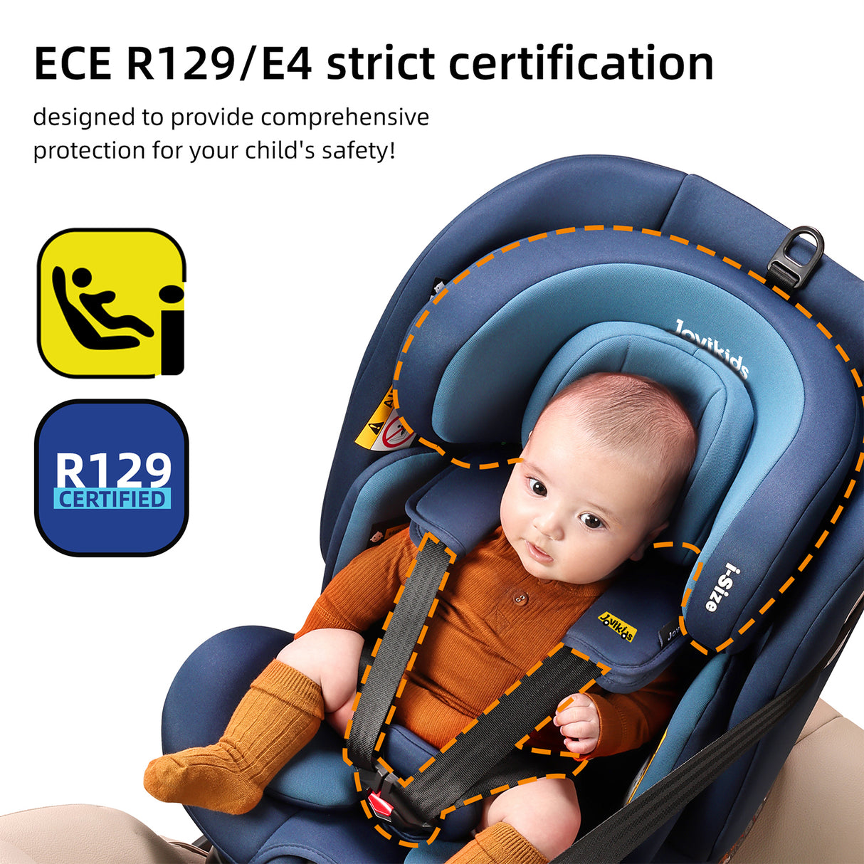 Jovikids Ranger TT Rotating Car Seat - Blue