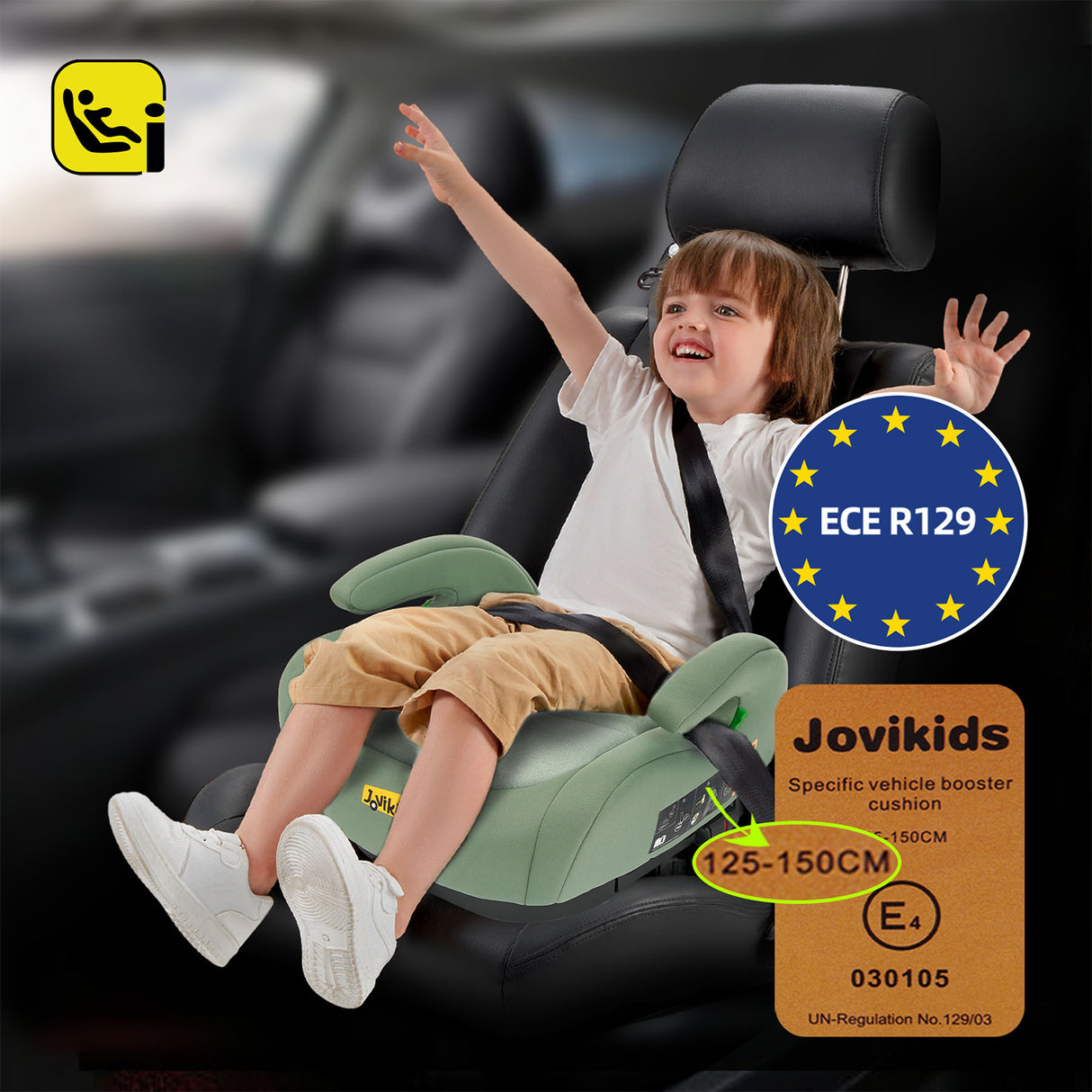 Jovikids Ohho Booster Seat - Green