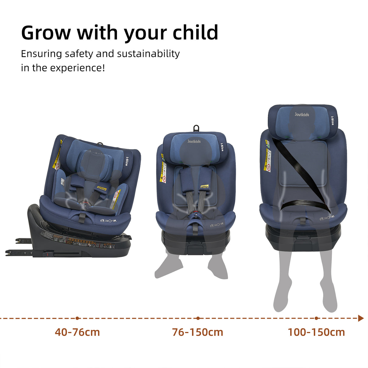 Jovikids Ranger TT Rotating Car Seat - Blue