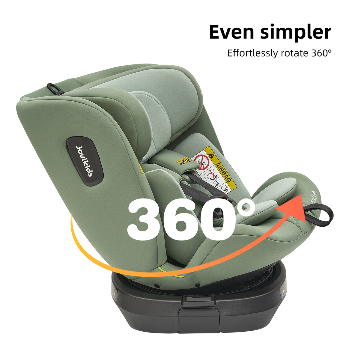 Jovikids Ranger TT Rotating Car Seat - Green