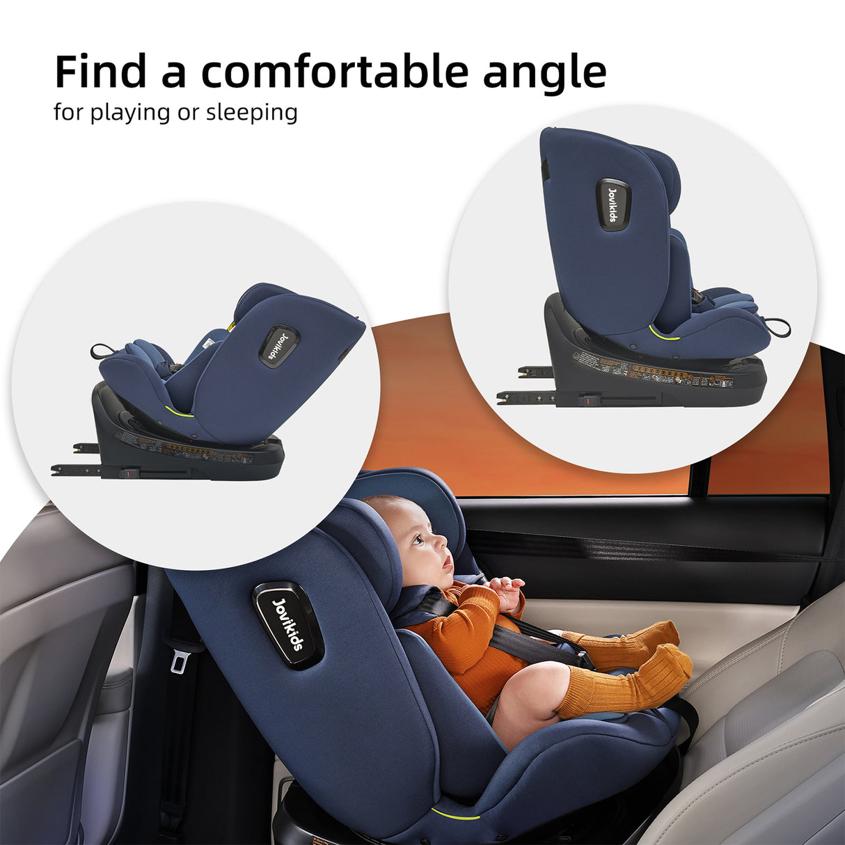 Jovikids Ranger TT Rotating Car Seat - Blue