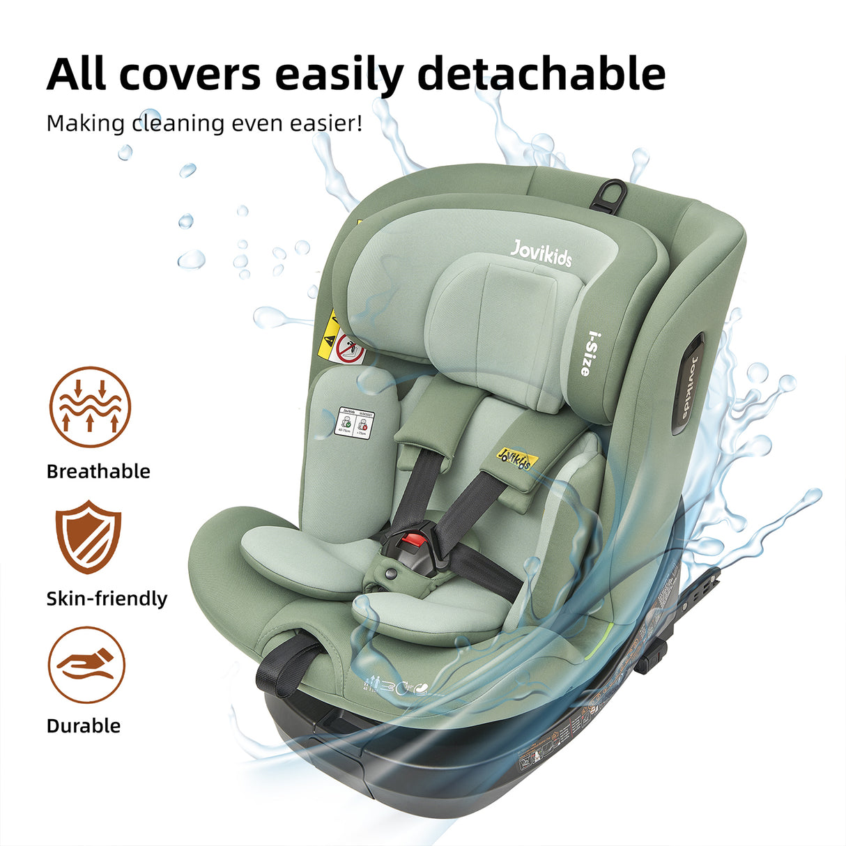 Jovikids Ranger TT Rotating Car Seat - Green