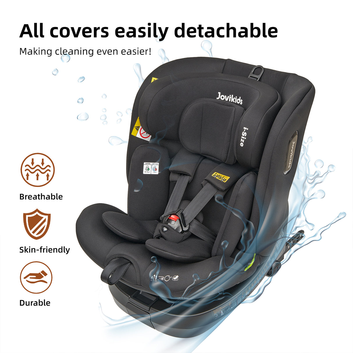 Jovikids Ranger TT Rotating Car Seat - Black