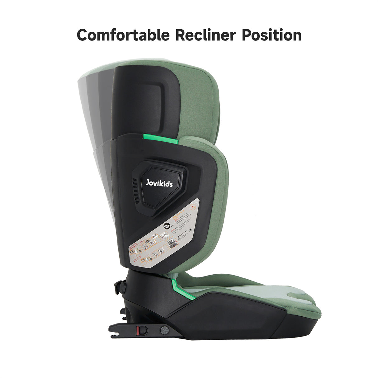 Jovikids Rober Foldable High Back Booster - Green