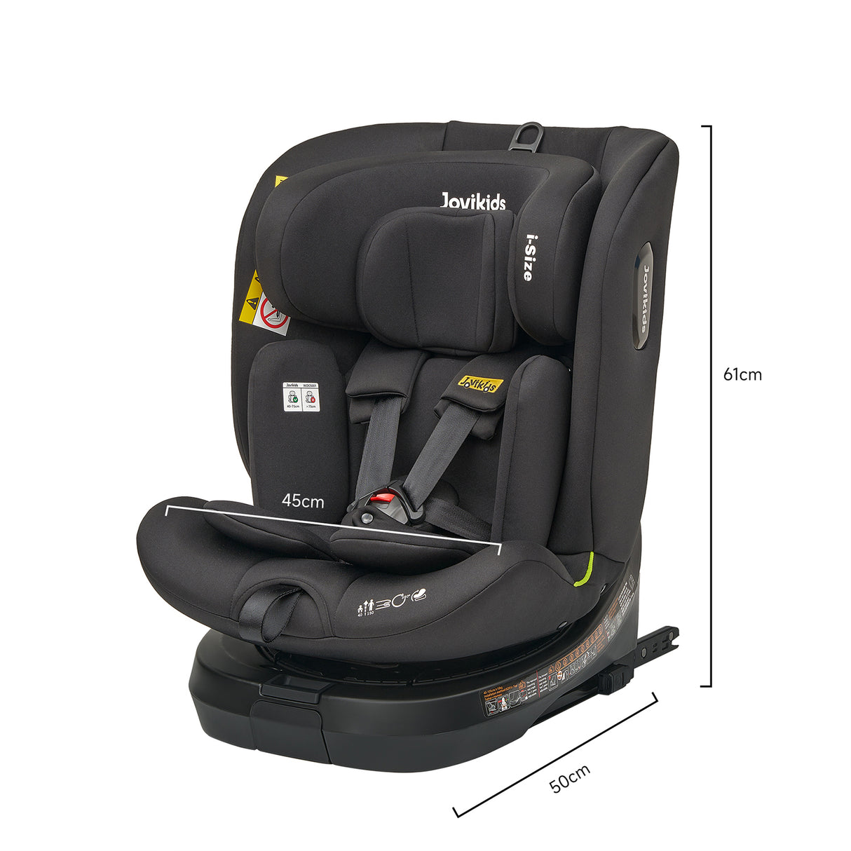 Jovikids Ranger TT Rotating Car Seat - Black