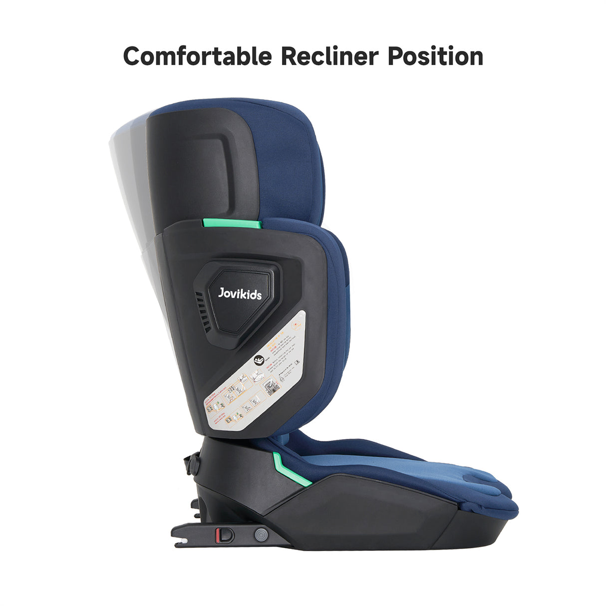 Jovikids Rober Foldable High Back Booster - Blue