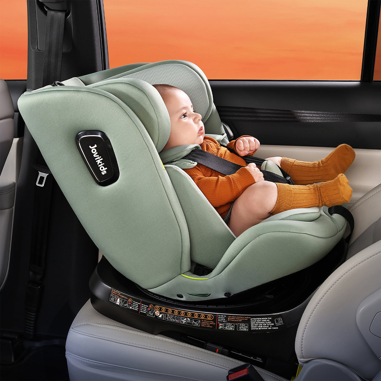 Jovikids Ranger TT Rotating Car Seat - Green