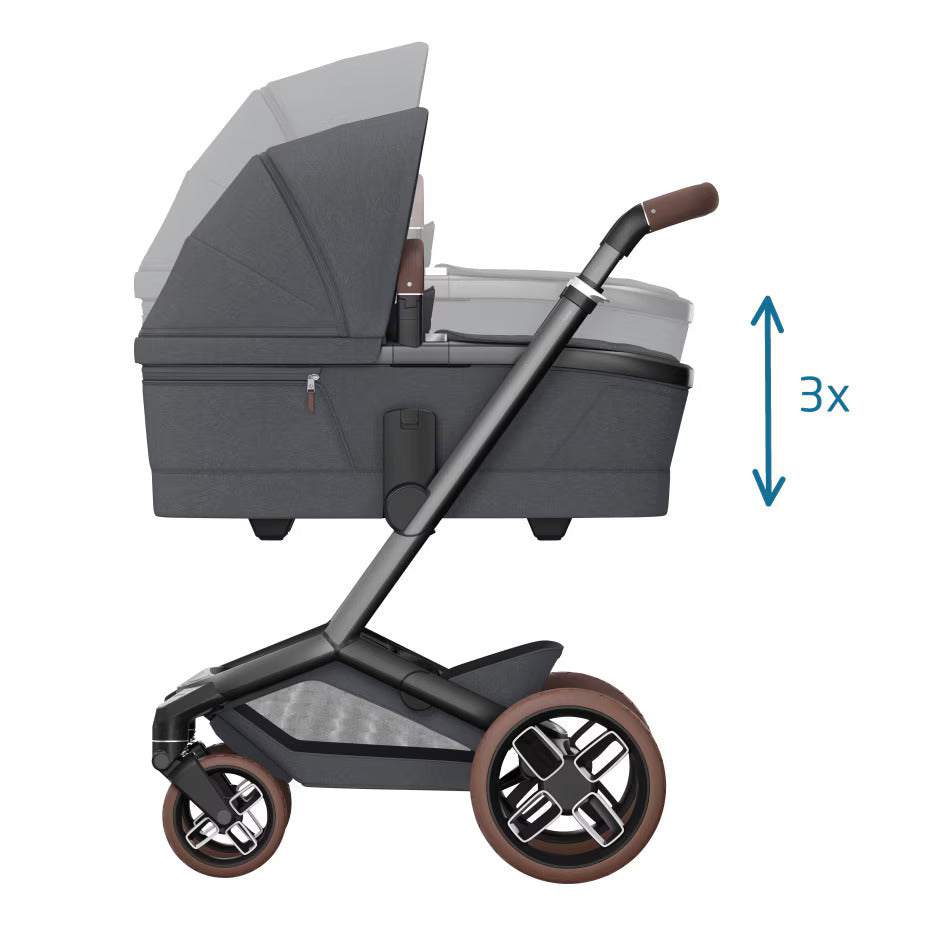 Maxi-Cosi Fame 2026 Premium Travel System with Pebble Slide Pro and Slide Pro Base - Moon Graphite