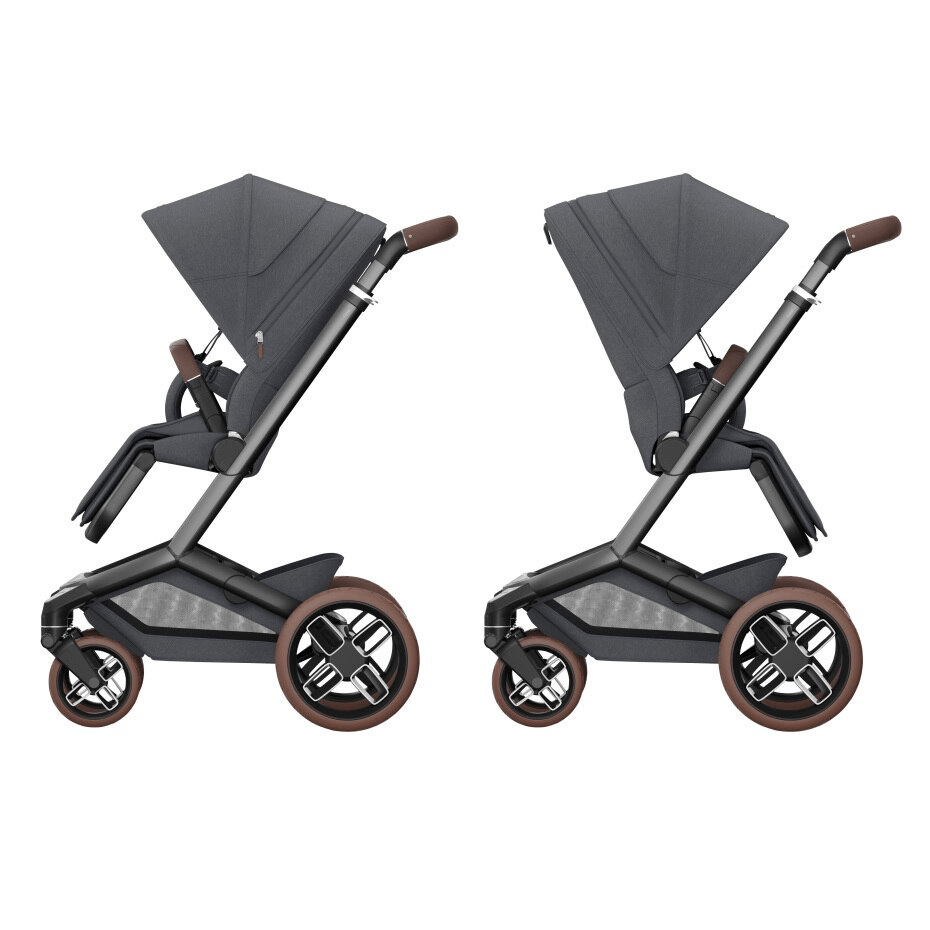 Maxi-Cosi Fame 2026 Premium Travel System with Pebble Slide Pro and Slide Pro Base - Moon Graphite