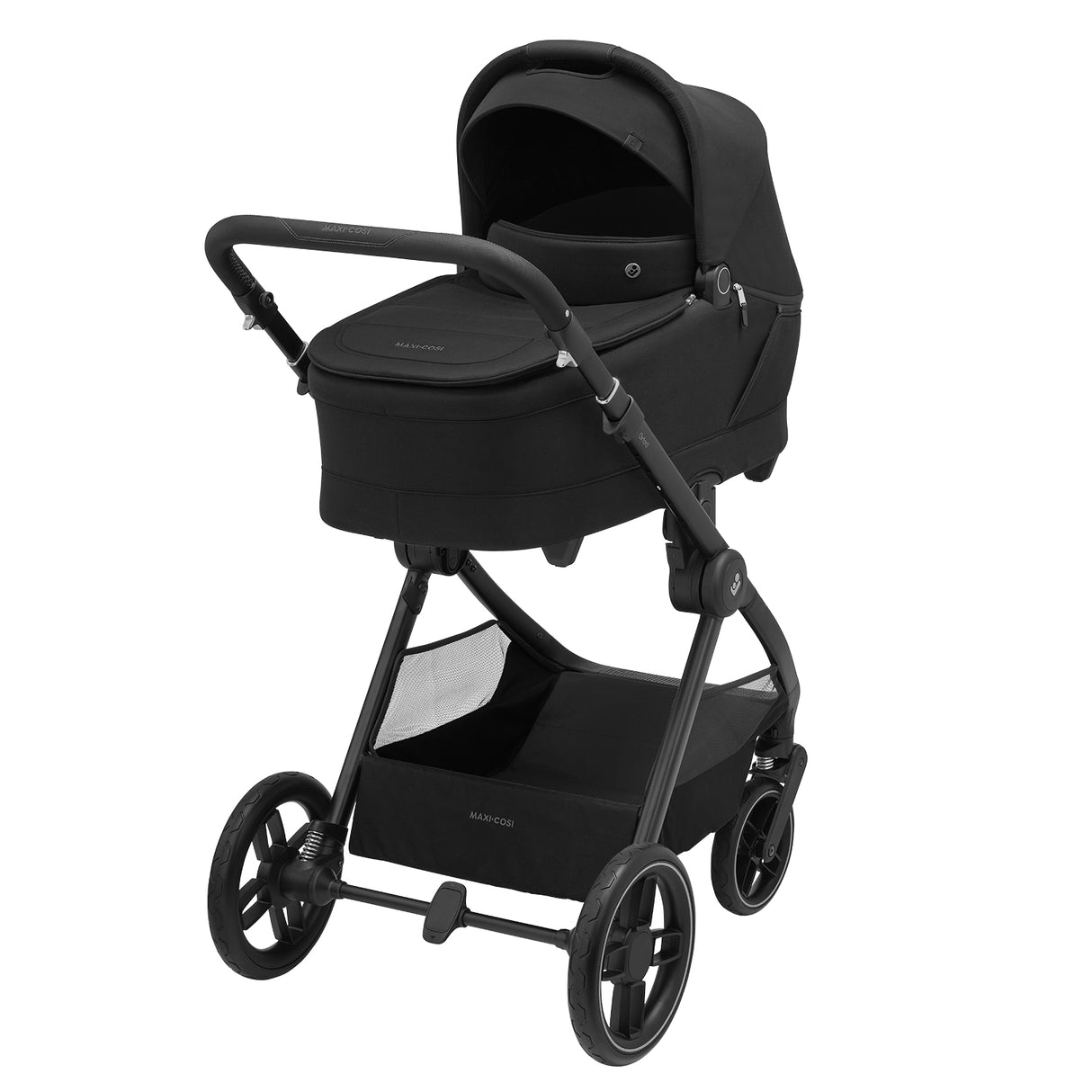 Maxi Cosi Oxford+ Premium Travel System Bundle with Pebble 360 Pro2 & ISOFIX Base - Twillic Black