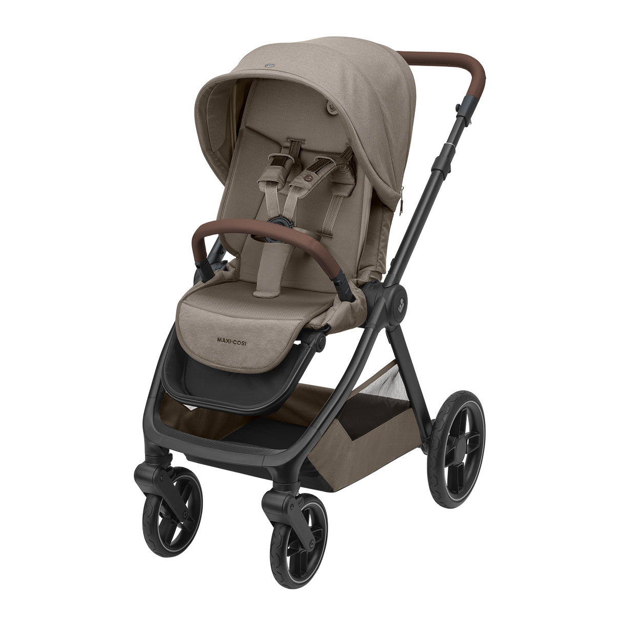 Maxi Cosi Oxford+ Premium Travel System Bundle with Pebble 360 Pro2 & ISOFIX Base - Twillic Truffle