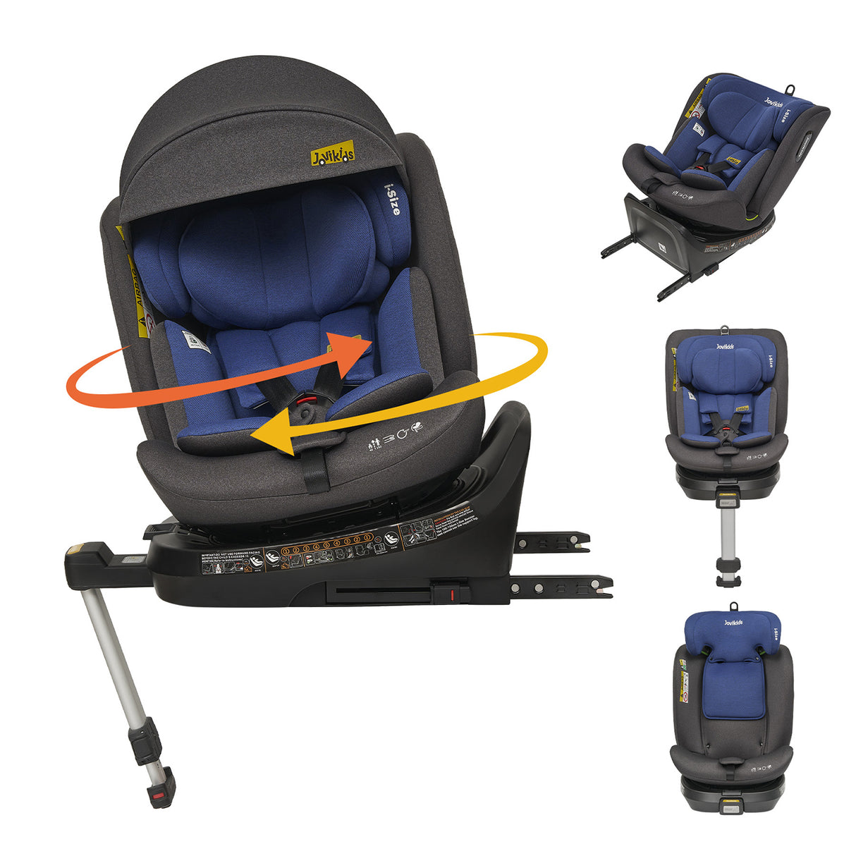 Jovikids Ranger Rotating Car Seat - Blue