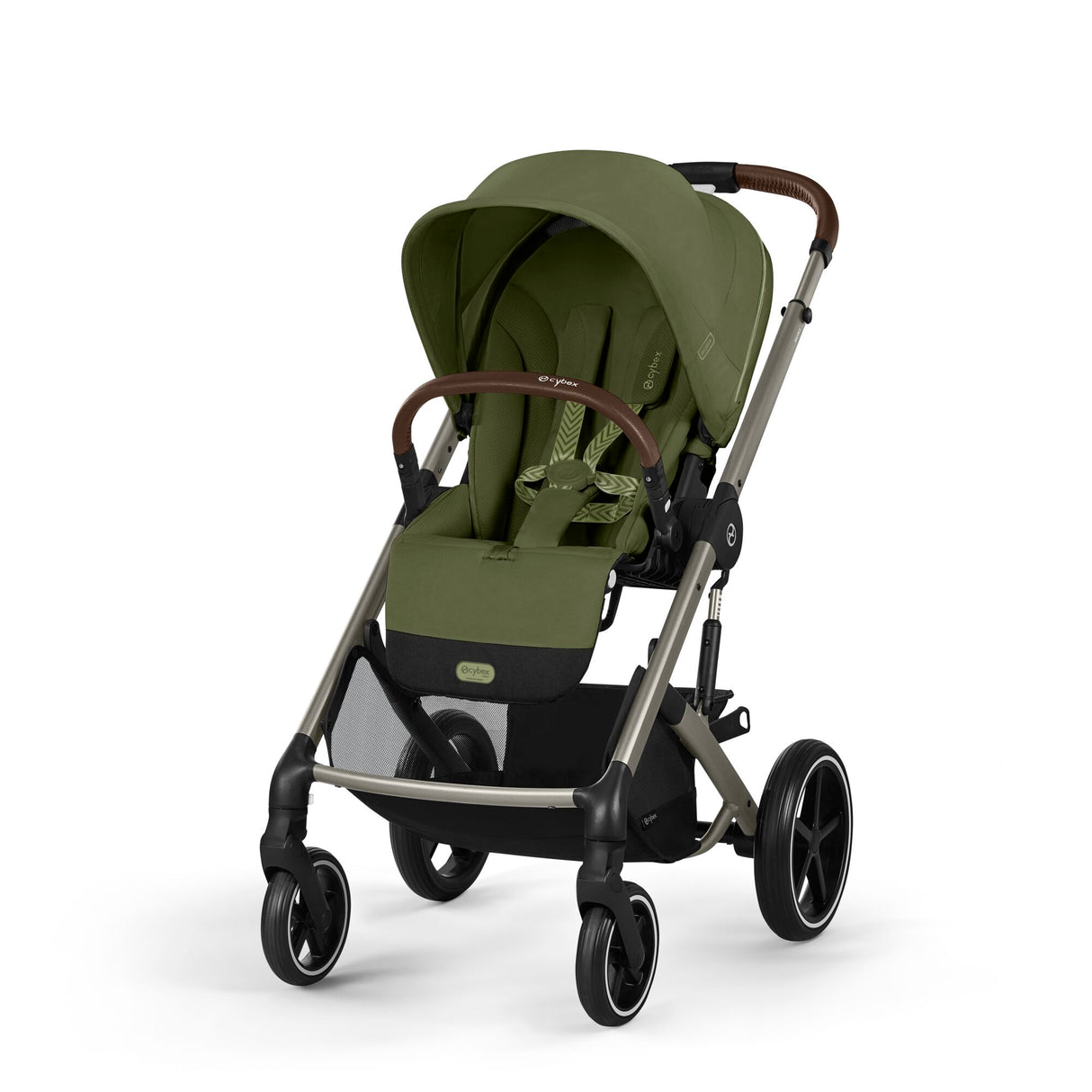Cybex Balios S Lux Travel System with Cloud G & ISOFIX Base - Moss Green