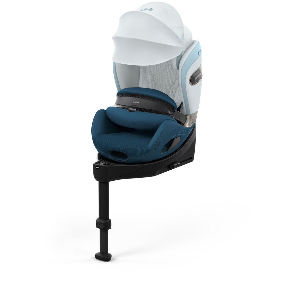 Cybex Anoris Si i-Size Airbag Car Seat with ISOFIX Base - STYLE Opal Blue