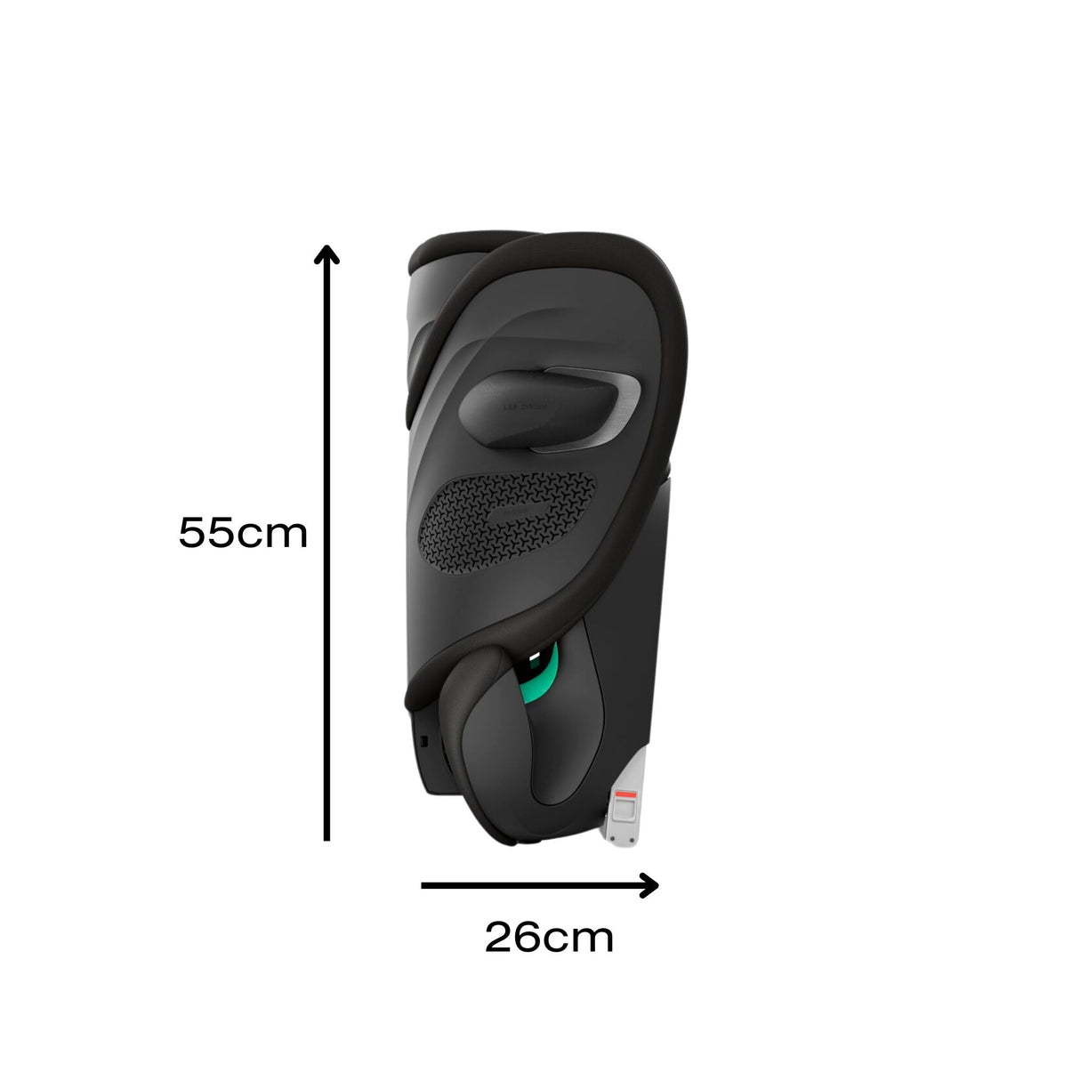 Cybex Solution G2 Folding High Back Booster - Magic Black