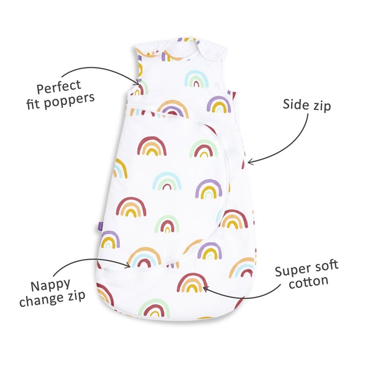 SnuzPouch Winter Sleeping Bag | 2.5 Tog | 0-6 Months – Rainbow