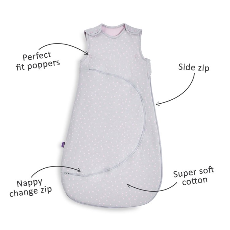 SnuzPouch Winter Sleeping Bag | 2.5 Tog | 0-6 Months – Rose Spot