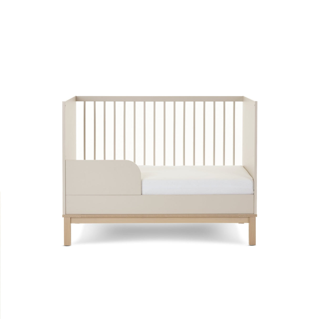 Obaby Astrid Mini 3 Piece Nursery Furniture Set with Mini Cot Bed & Dresser - Satin