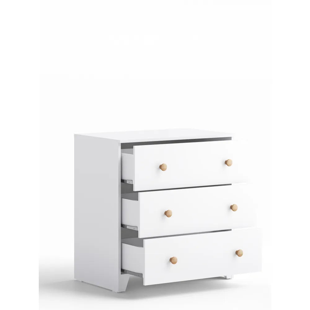 Little Acorns Classic Dresser - White & Oak